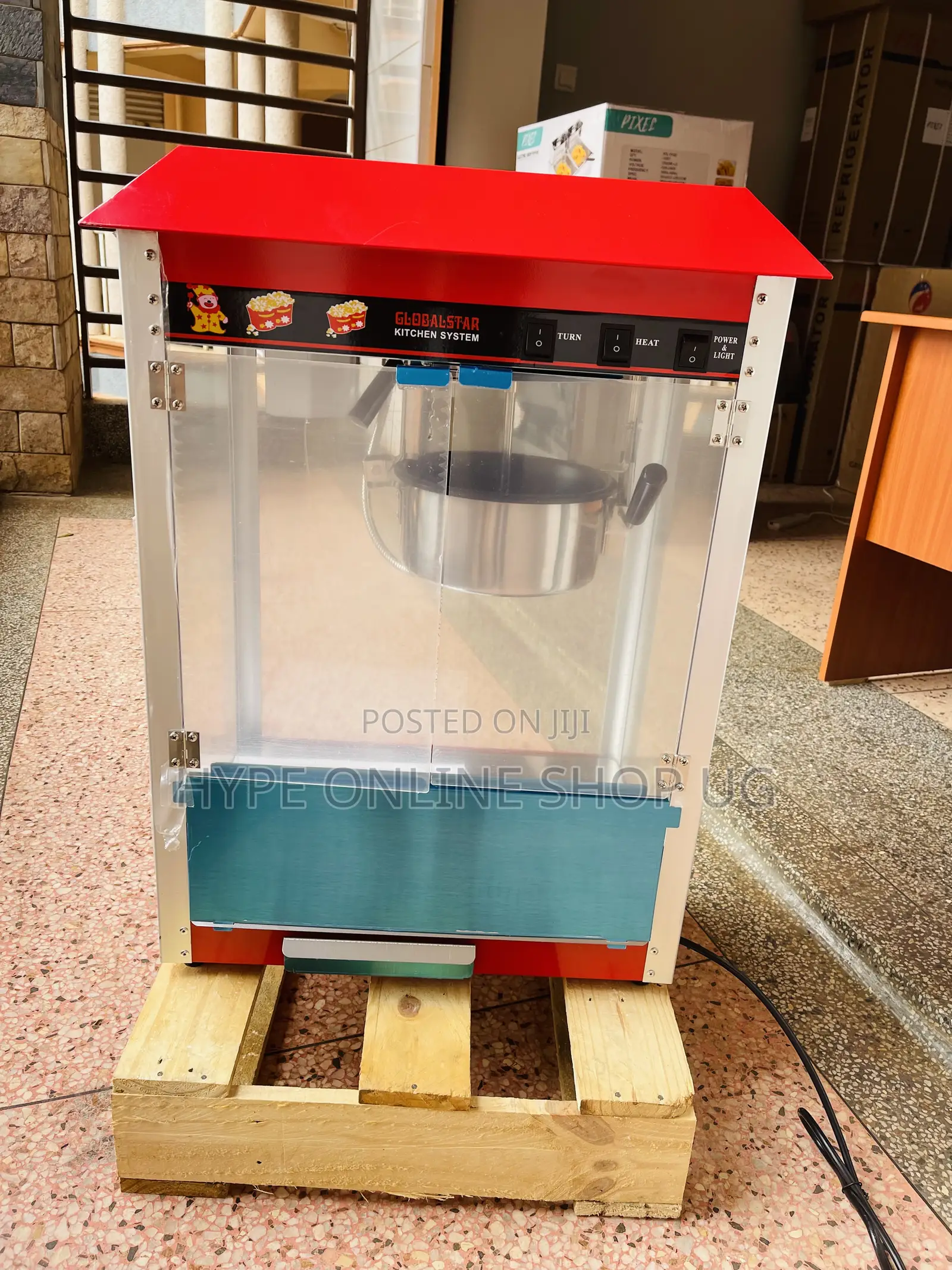 Class1,Fast Heating Commercial Popcorn Machine