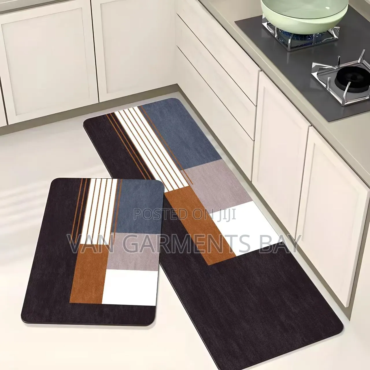 2pc Non-Slip Kitchen Mats.