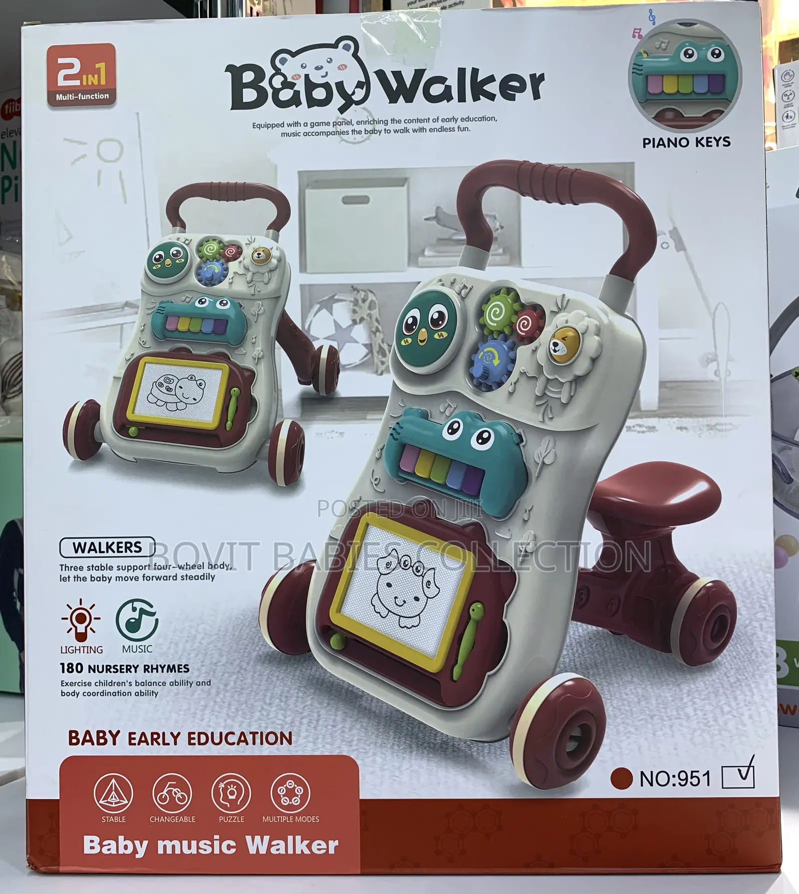 Modified 2in1baby Music Walker