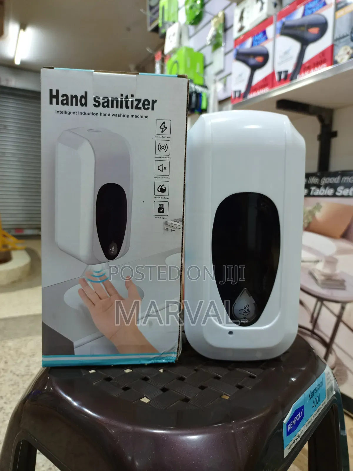 Automatic Touchless Hand Sanitizer Dispenser With a 1000ml Capacity.