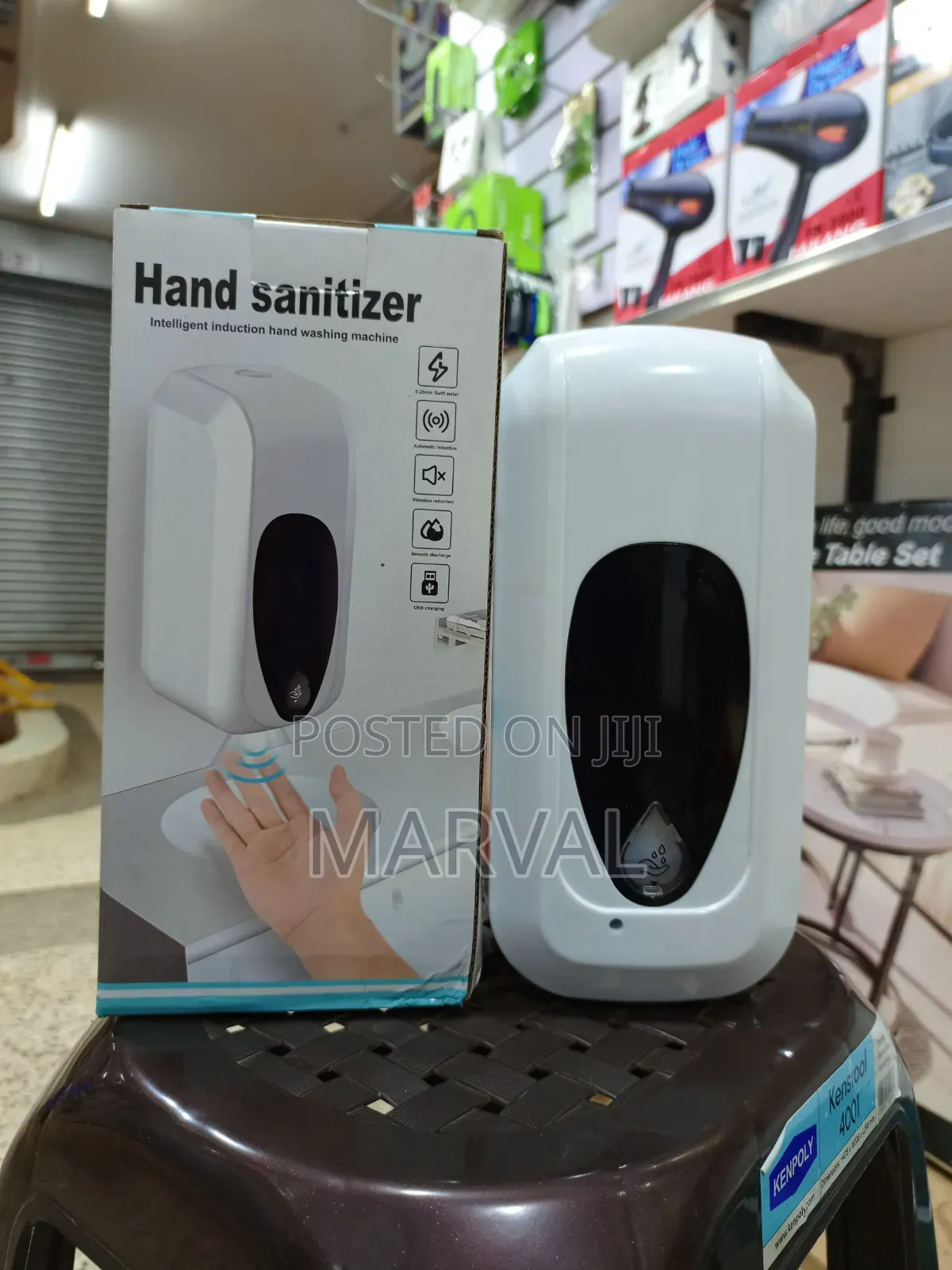 Automatic Touchless Hand Sanitizer Dispenser With a 1000ml Capacity.