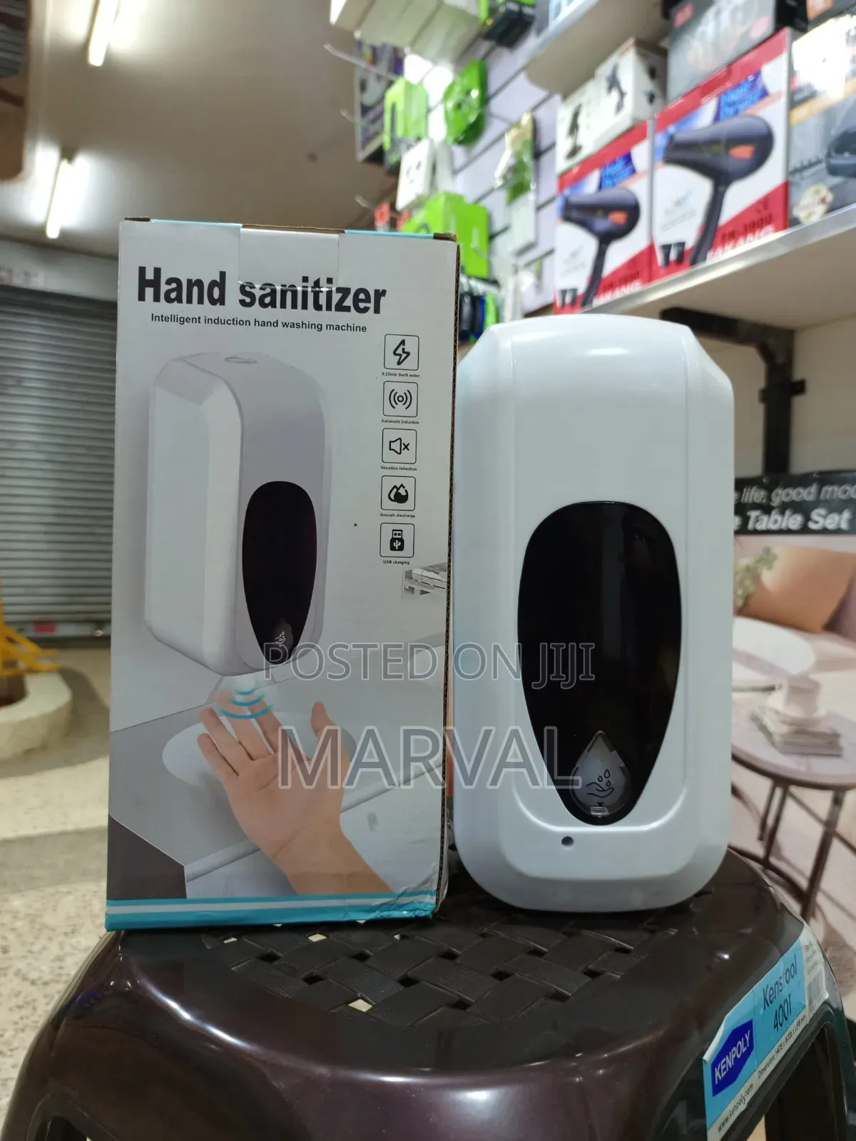 Automatic Touchless Hand Sanitizer Dispenser With a 1000ml Capacity.