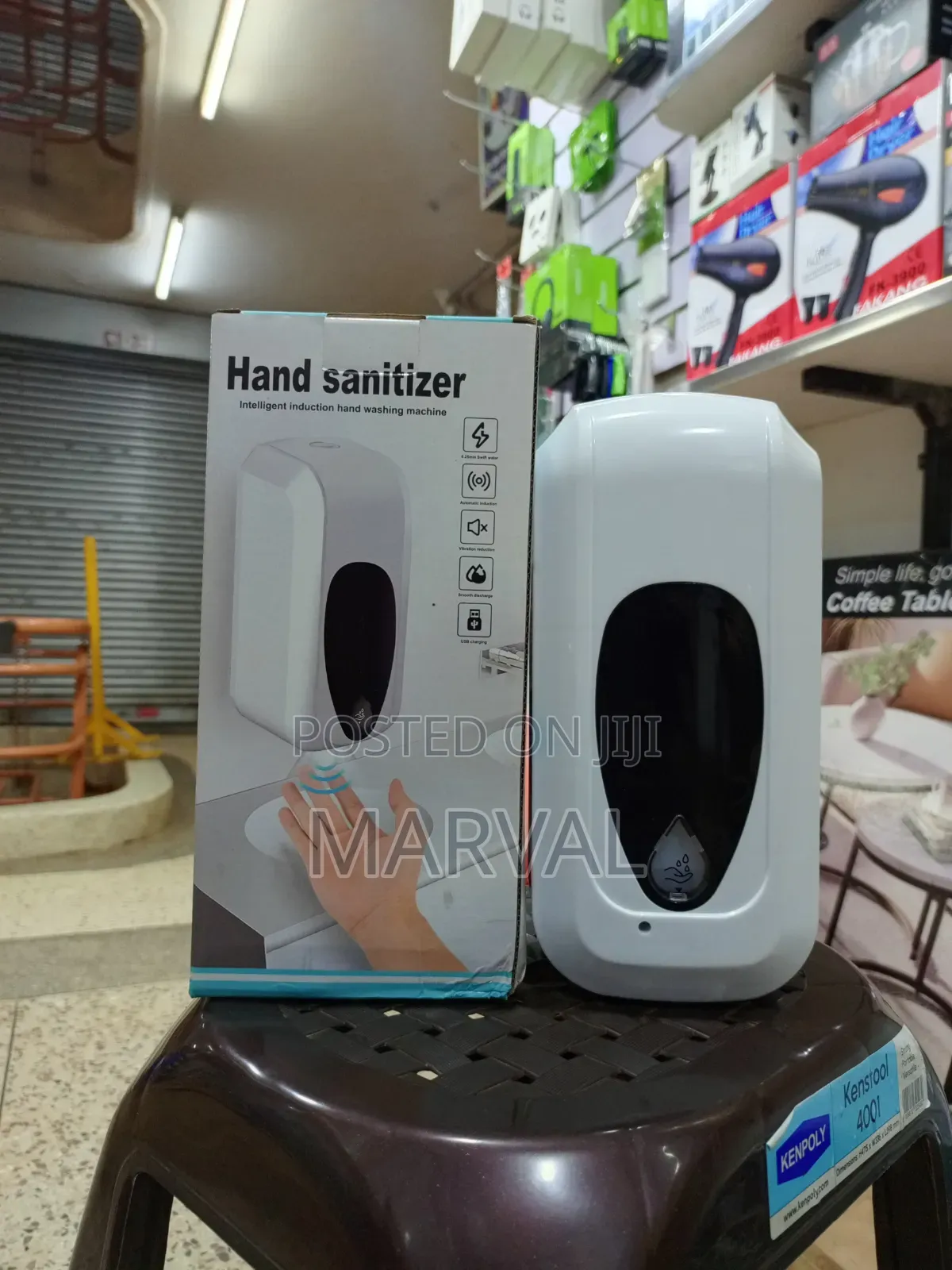 Automatic Touchless Hand Sanitizer Dispenser With a 1000ml Capacity.