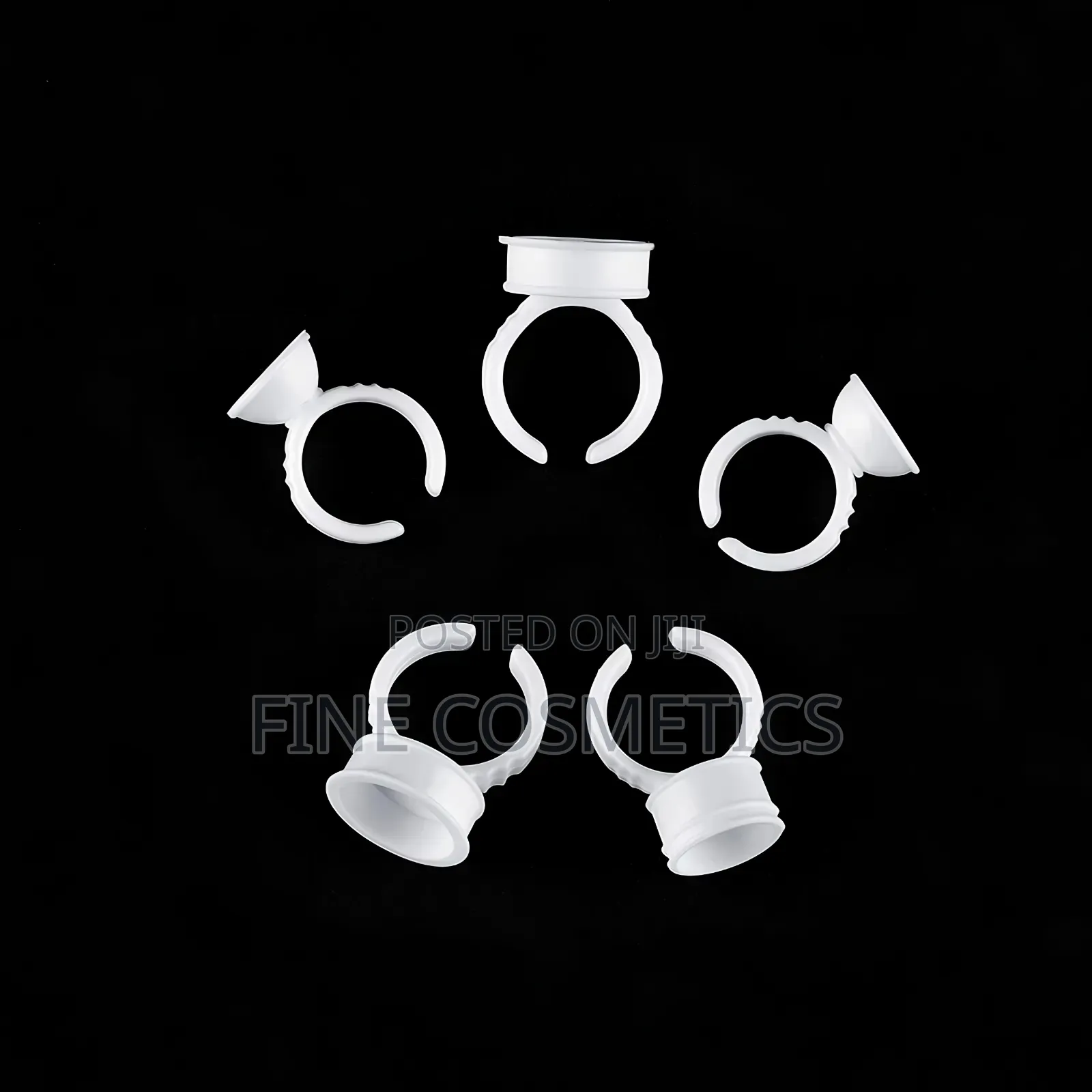 20pcs Tattoo Ink Ring Cups Inkpot Holder Makeup Glue Pigment Container