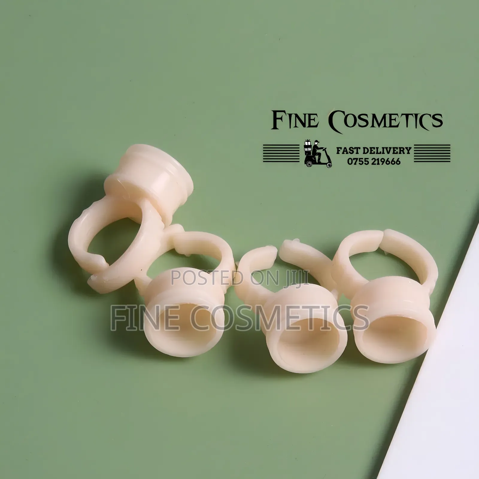 20pcs Tattoo Ink Ring Cups Inkpot Holder Makeup Glue Pigment Container