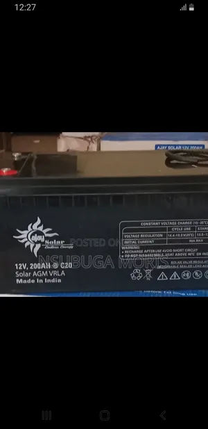 Solar Batteries and Charge Controllers