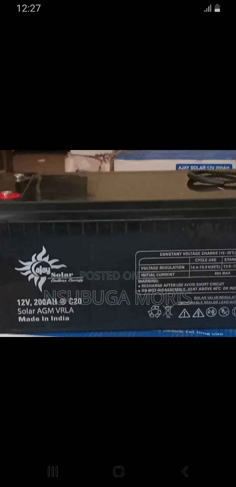Solar Batteries and Charge Controllers