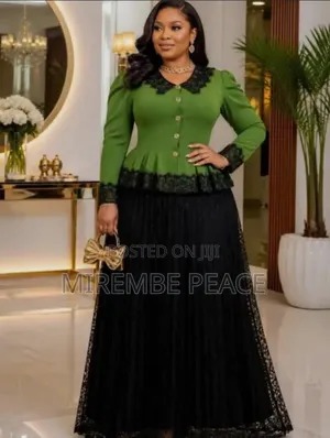 Elegant Peplum Two-Piece