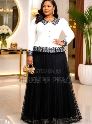 Elegant Peplum Two-Piece