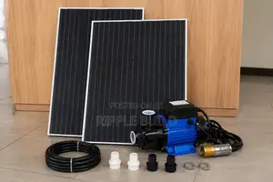 400w Solar Water Pump Kit With 2x300w Solar Panels Irrigation Pump