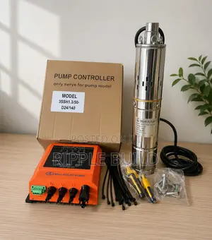 140w Solar Borehole Pump 50m Head Dc24v Deep Well Water Pump