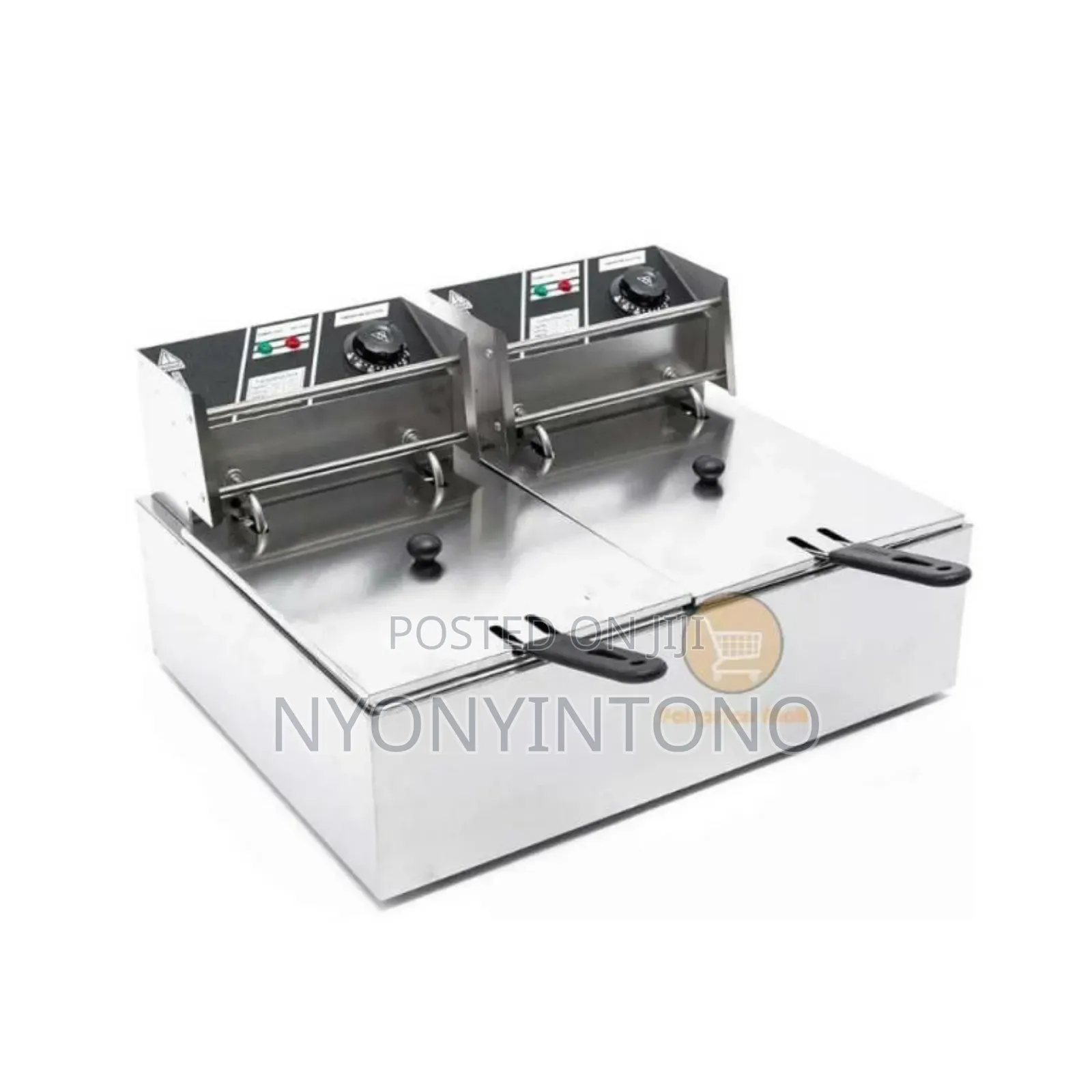 Raf 5.5litres×2 Single Deep Fryer With Safety Lid
