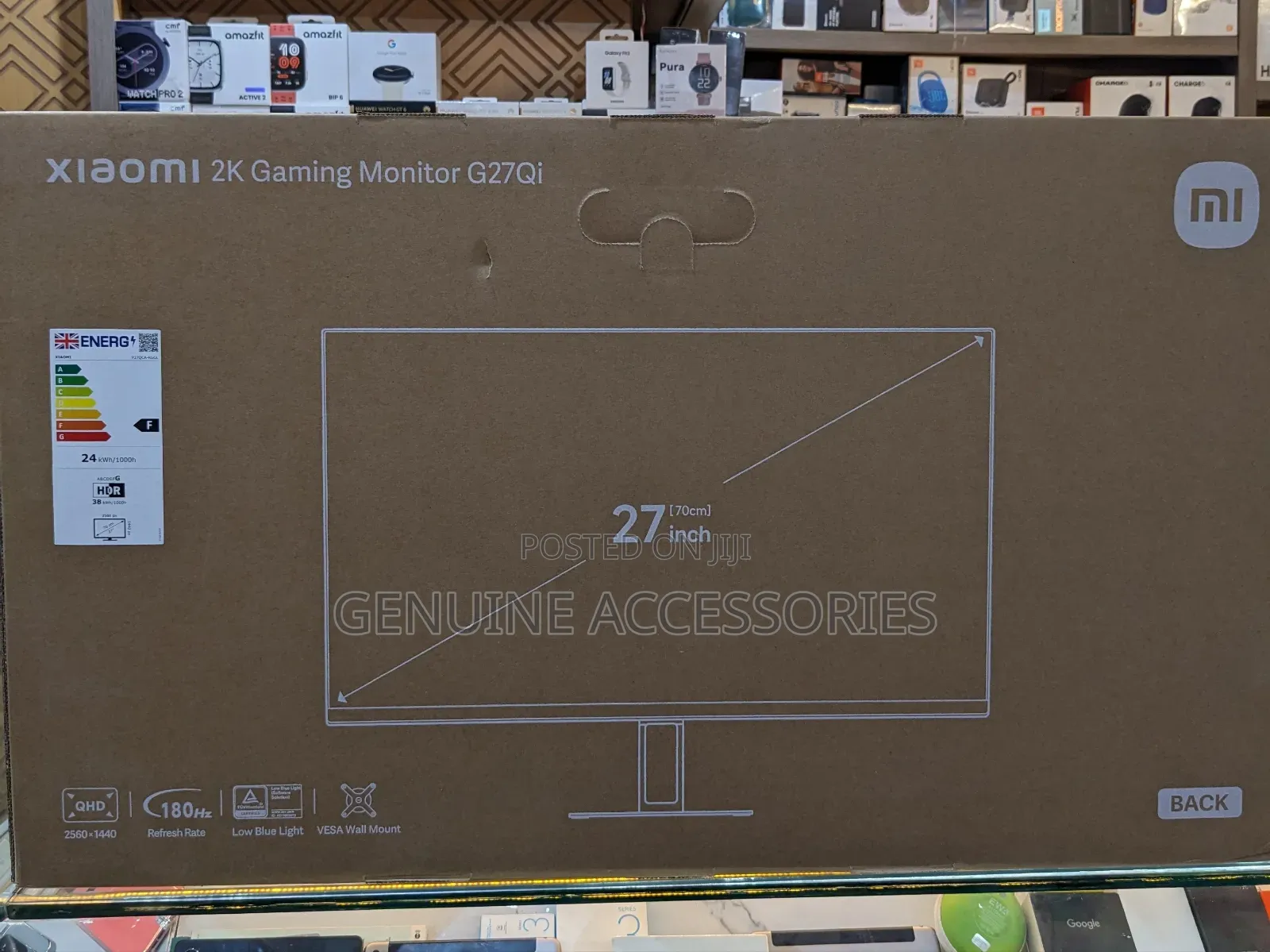 Xiaomi Gaming Monitor G27qi, QHD 2560x1440 Fast Ips