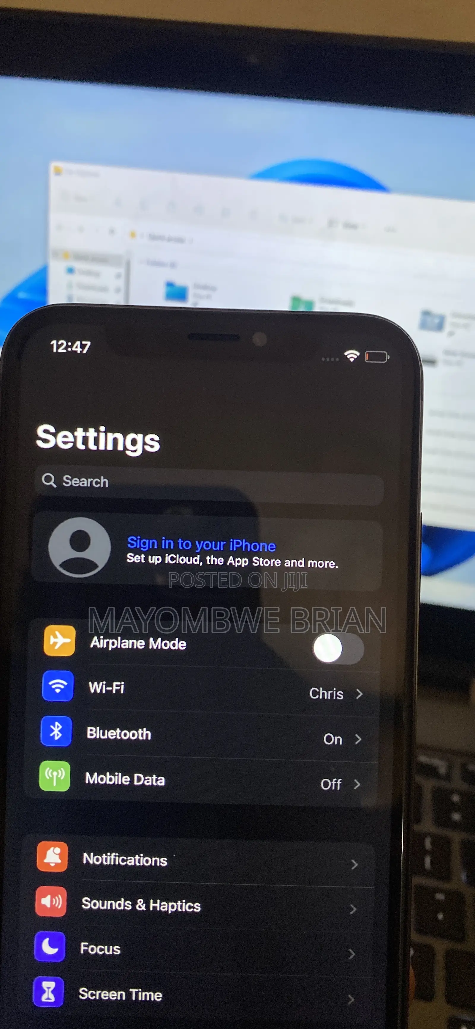 Apple iPhone X 64 GB Black