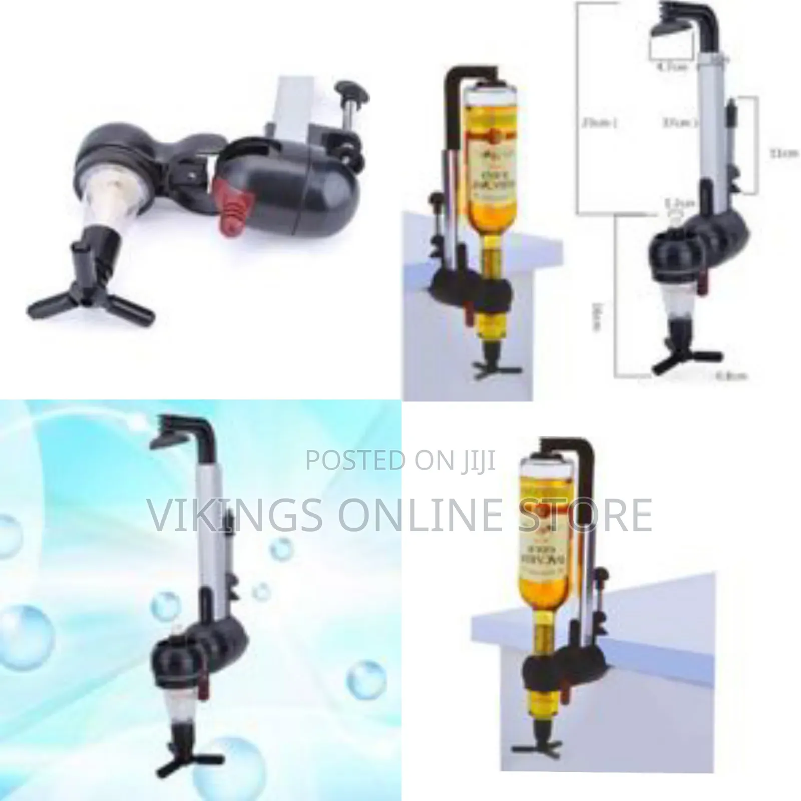 Professional Single Bottle Liquor Dispenser With Table Clamp