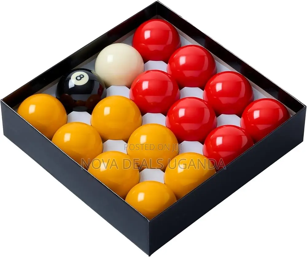 16 Ball Pit Pooltable Set Red Yellow Snooker Balls