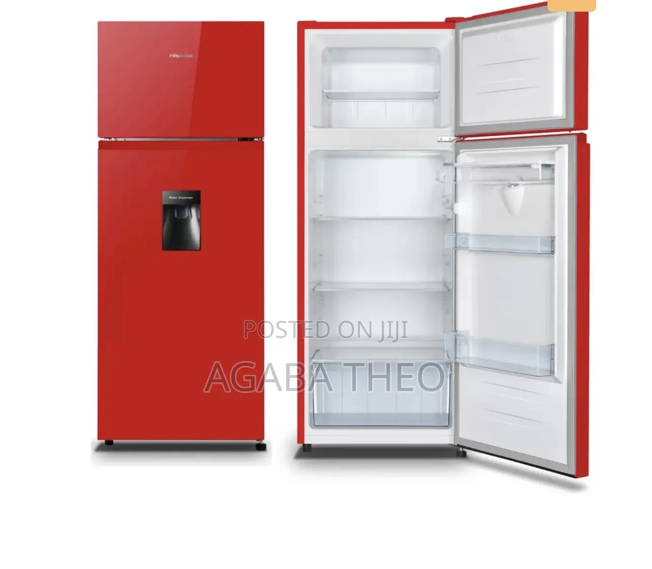 Hisense 270 Liters 2-Door Refrigerator With Water Dispenser,