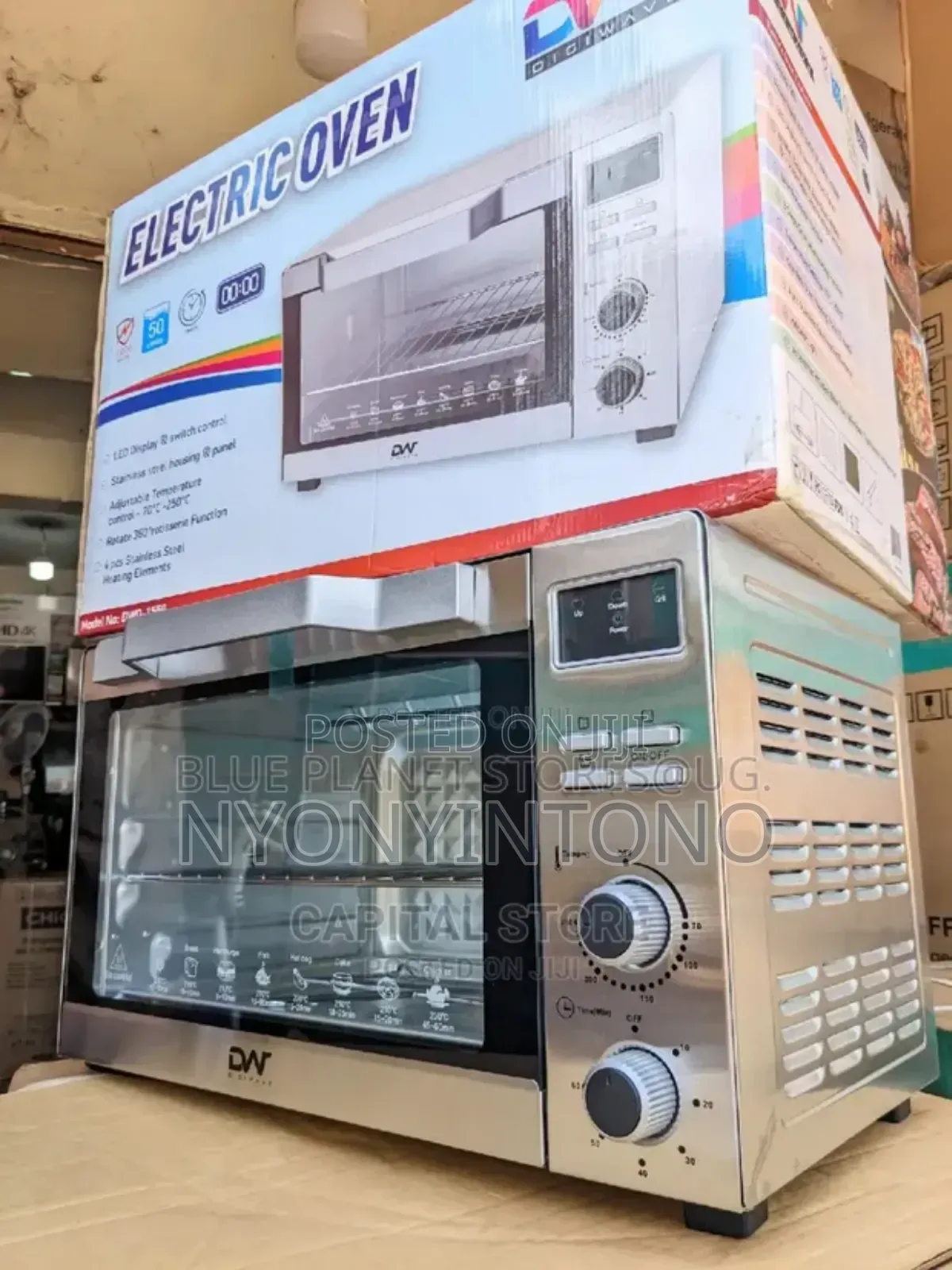 Dw 50litres Electrical Oven With Toaster and Grill