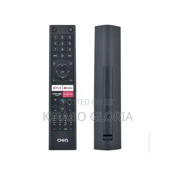 Chiq Smart Tv Remote Control With Dedicated Streaming Buttons – Black
