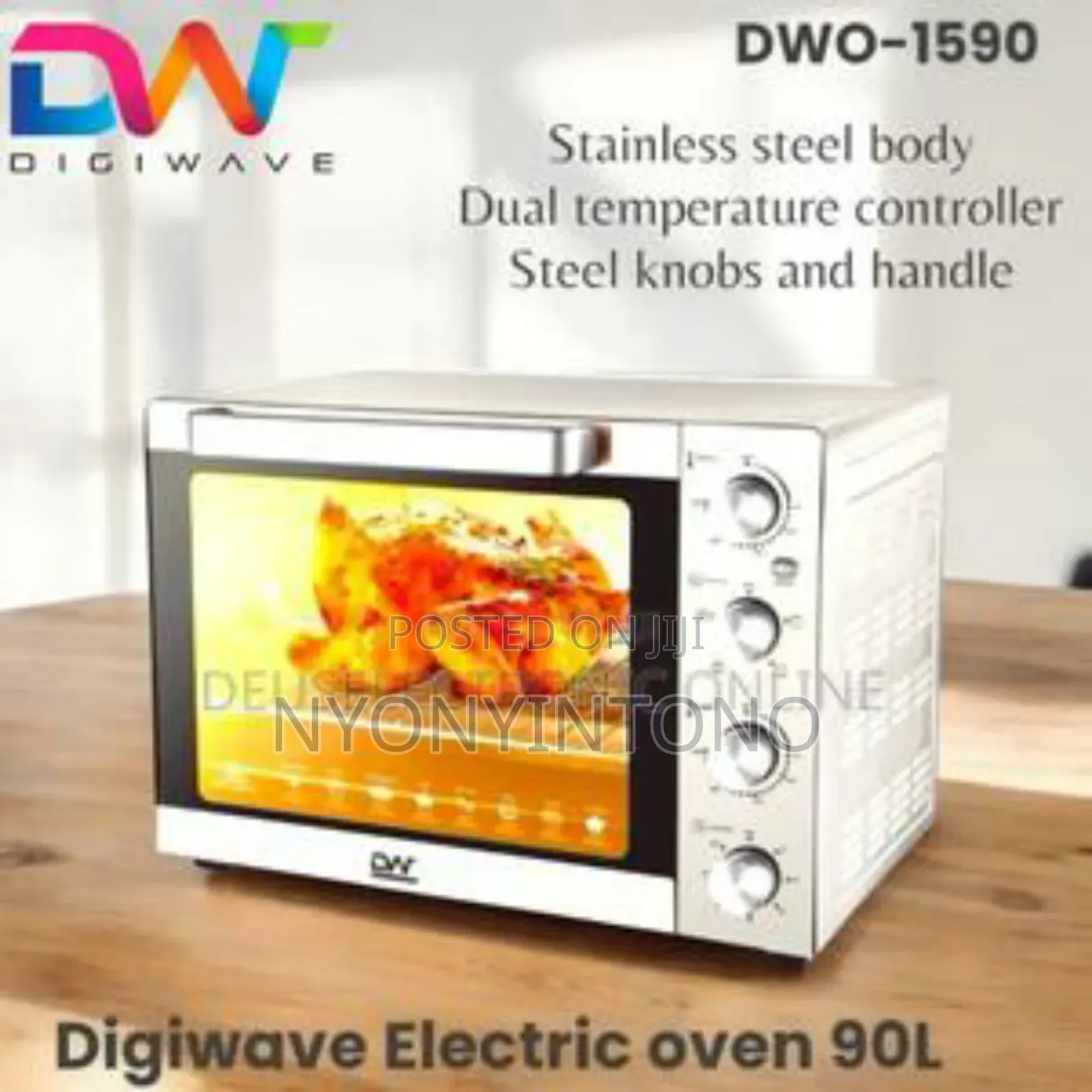 Dw 90litres Rottessire Electric Oven With Baker Wire Tray