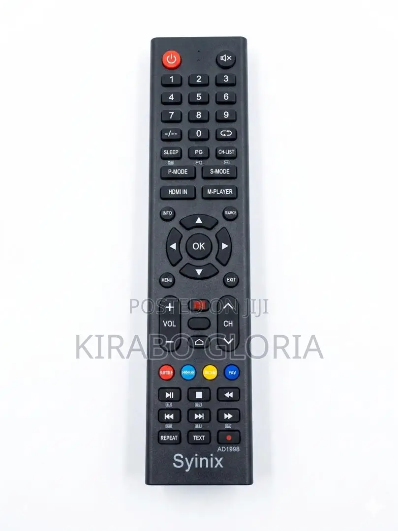 Syinix Universal Replacement Remote For Digital Smart Tvs