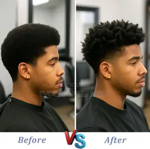 Hair Twist Sponge – Double-Sided Barber Tool for Afro Coils