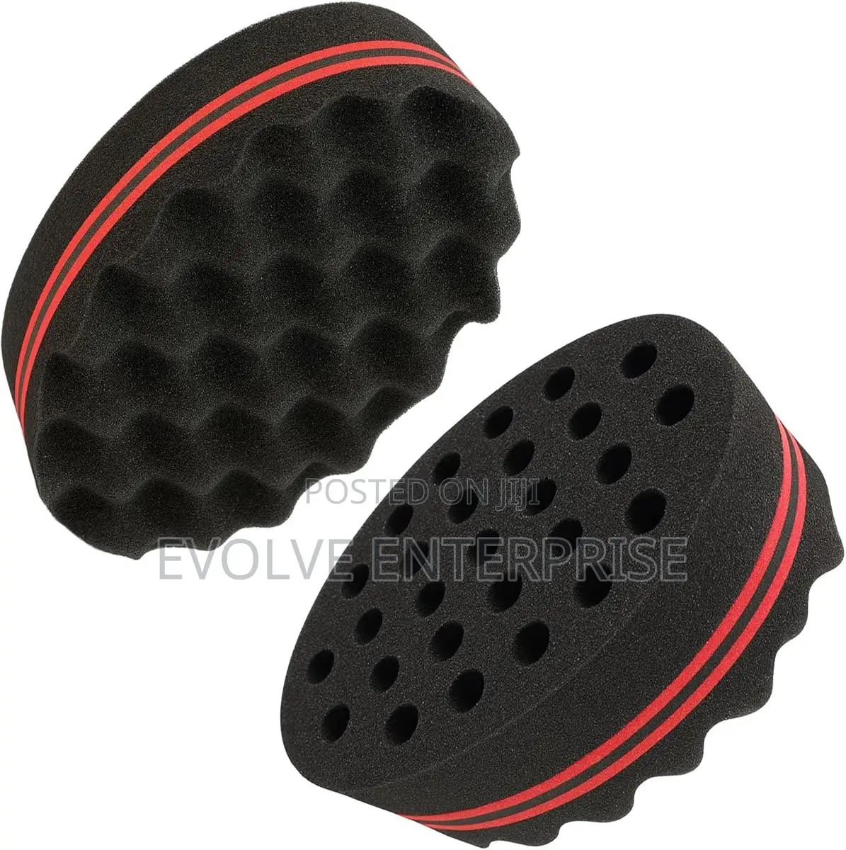 Hair Twist Sponge – Double-Sided Barber Tool for Afro Coils