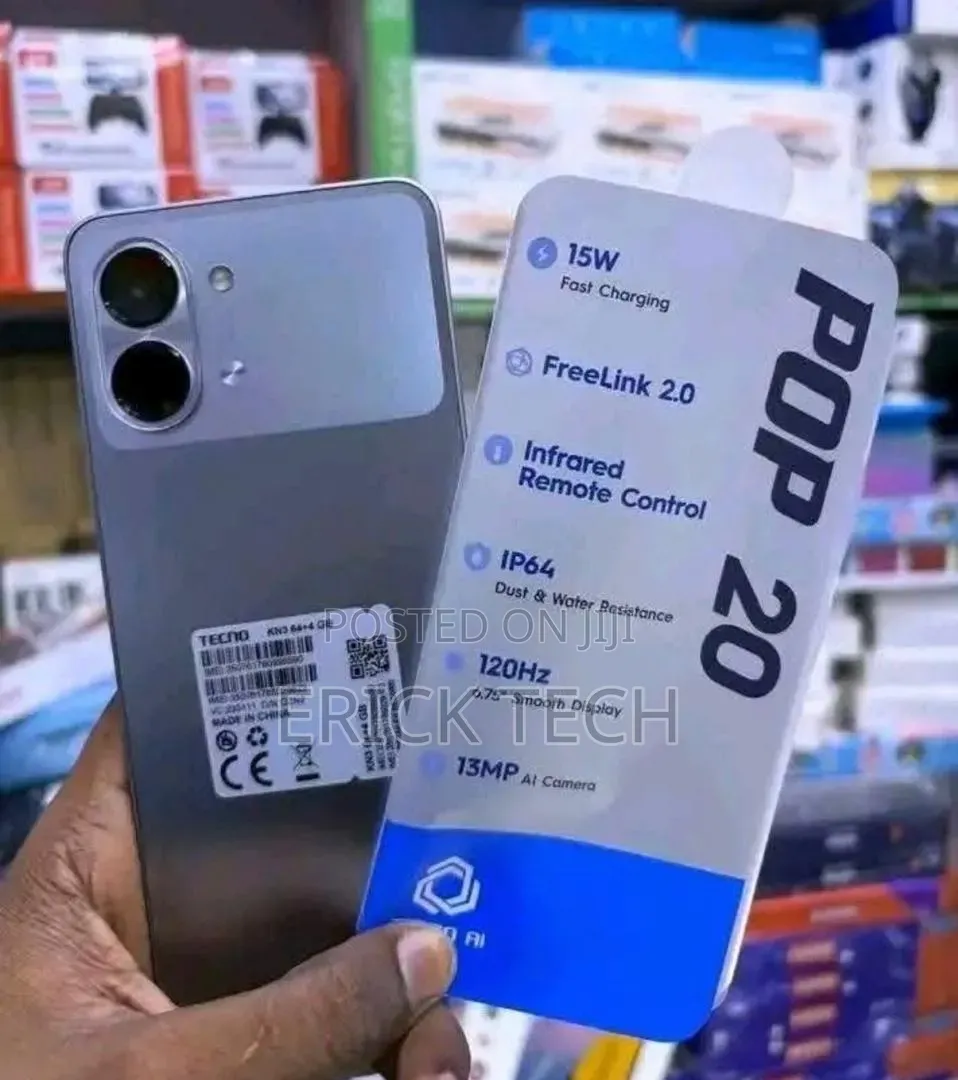 New Tecno Pop 20 128 GB Black