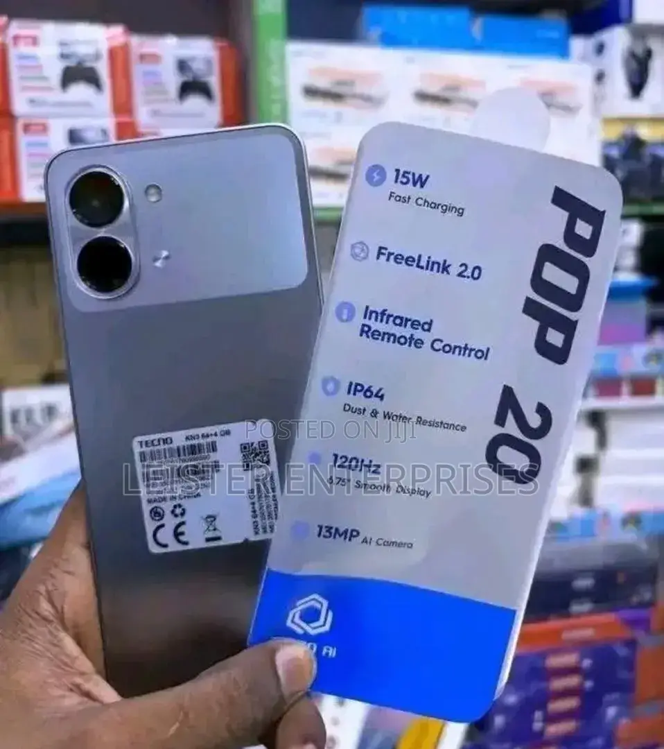 New Tecno Pop 20 128 GB Black