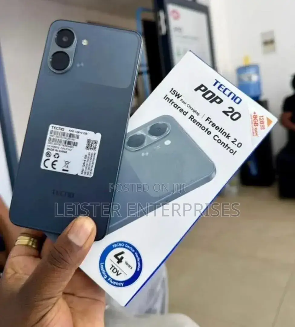 New Tecno Pop 20 128 GB Black