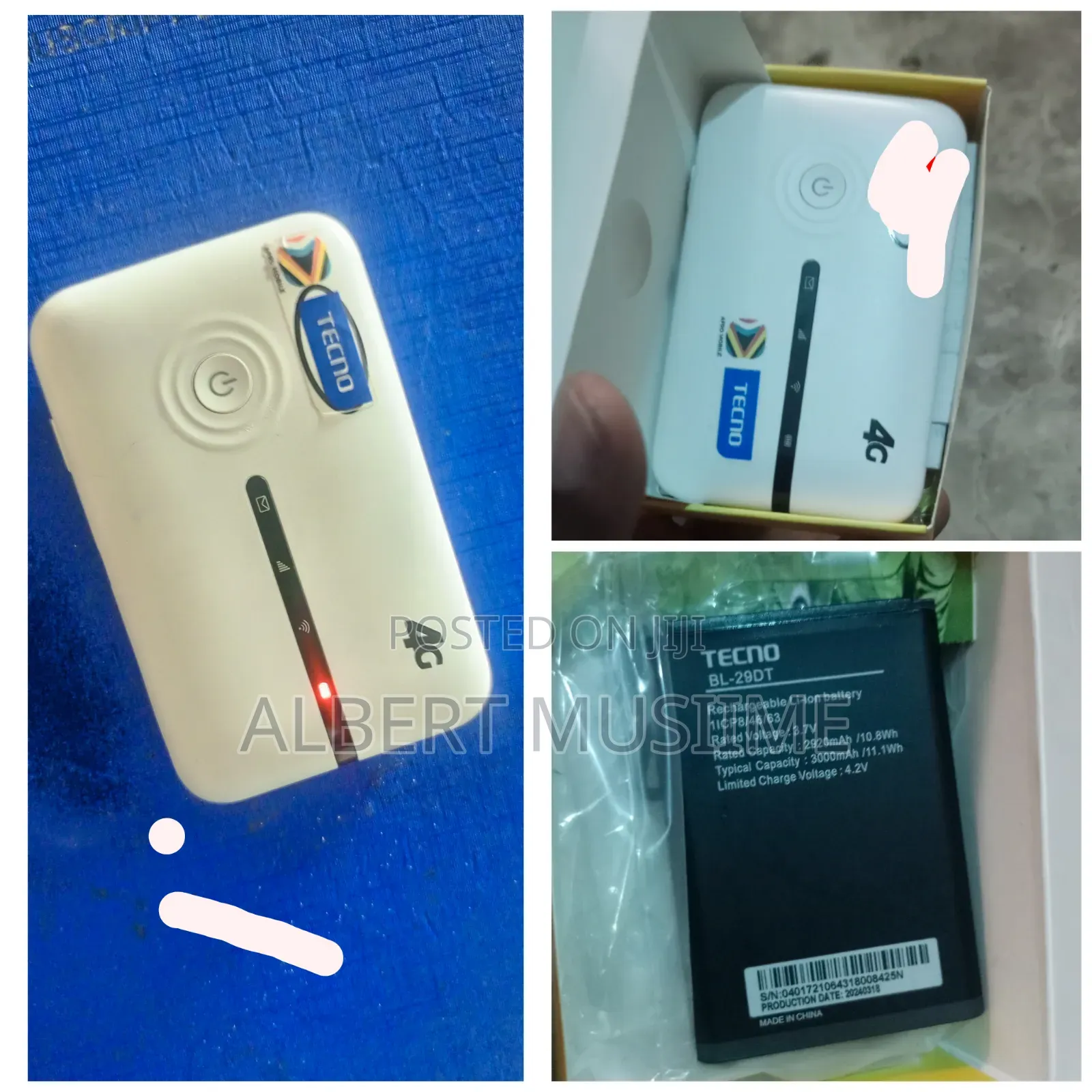 Unlocked Mifi Techno Tr10d