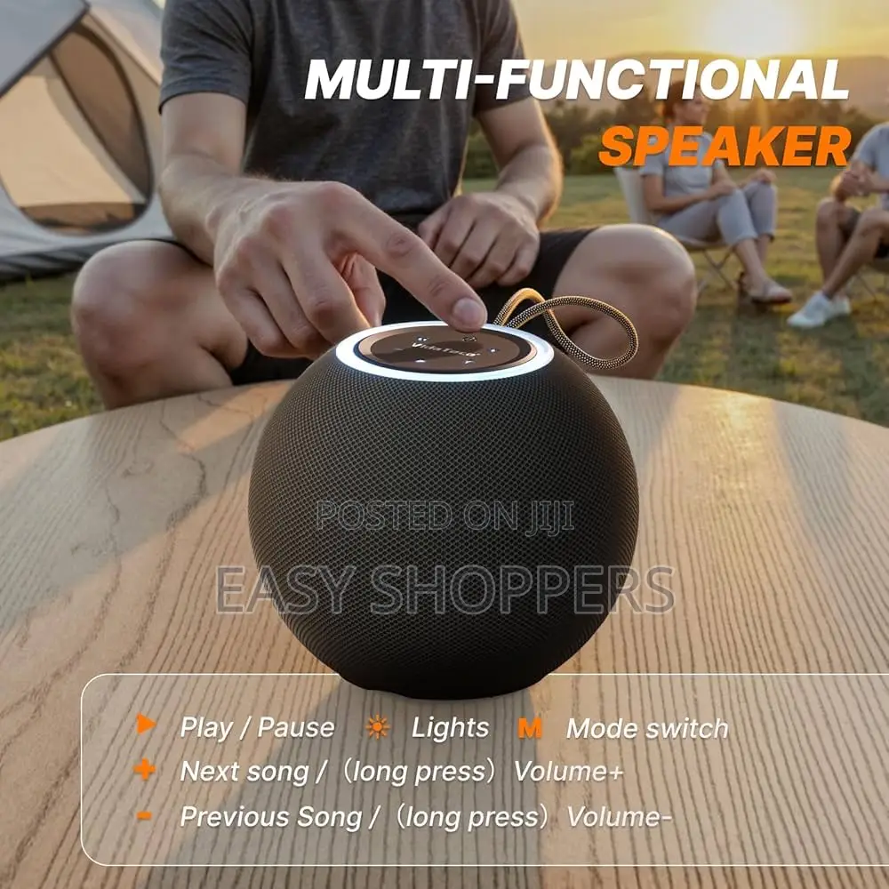 High Bass Portable Spherical Bluetooth Speaker.