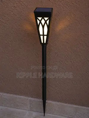 3w Solar Garden Wall Light Waterproof Flame Lamp Outdoor Fence Light