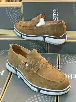 Original New Brown Suede Roberto Venuti Loafer