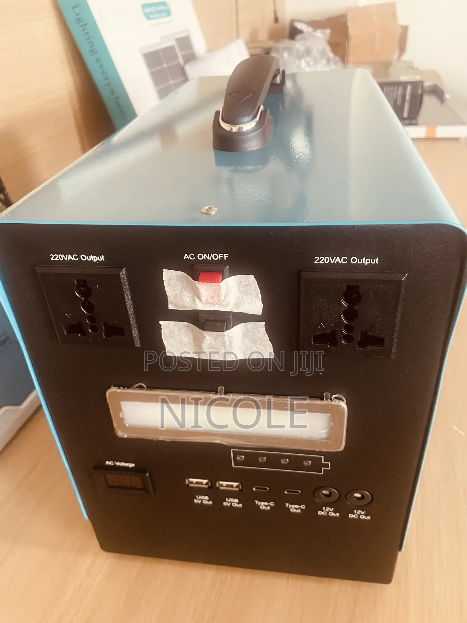1000w Portable Solar Power Station Kit With Solar Panel