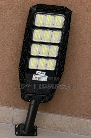 200w Solar Street Light Waterproof Outdoor Security Lamp Kampala