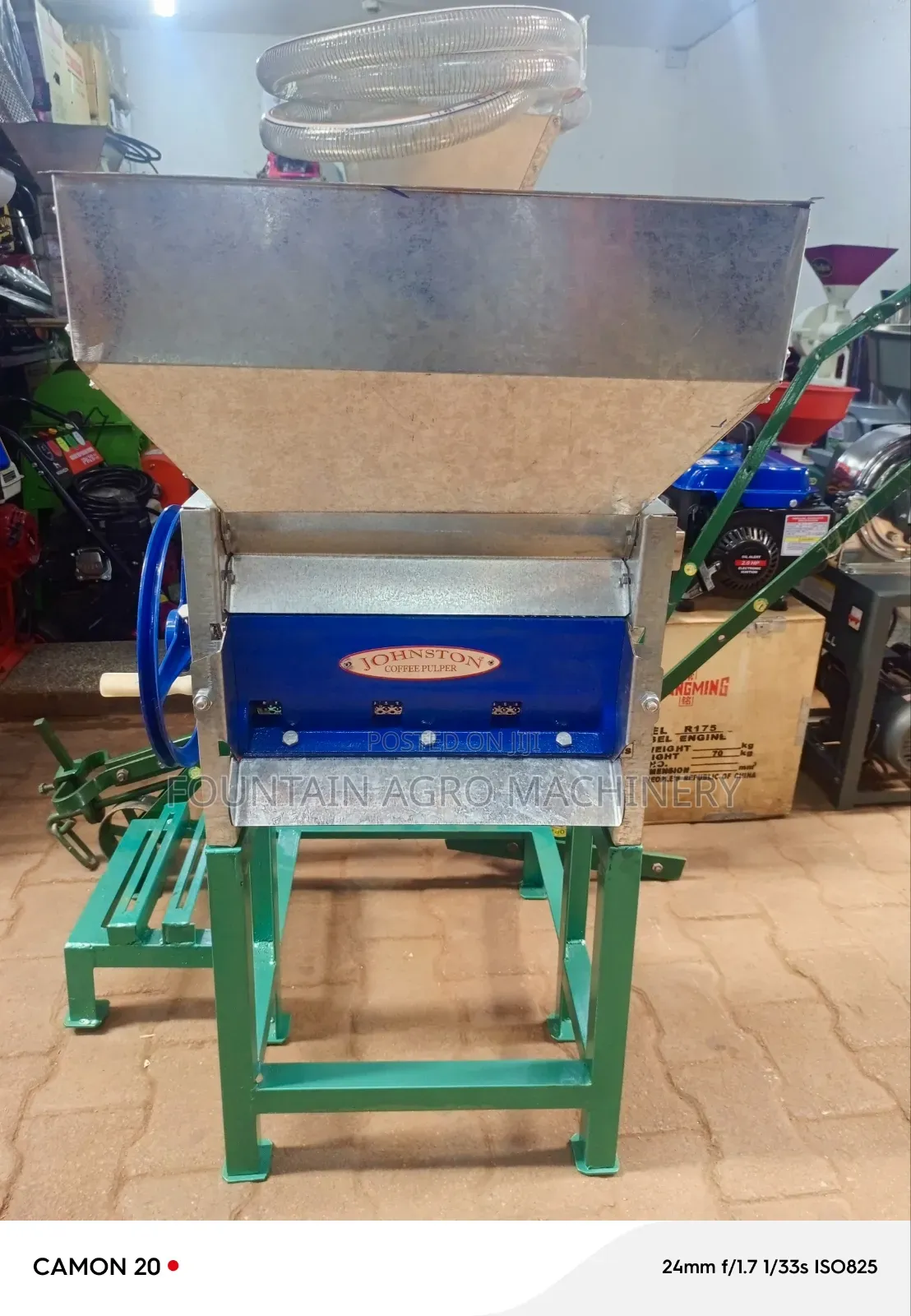 Motorized Coffee Huller
