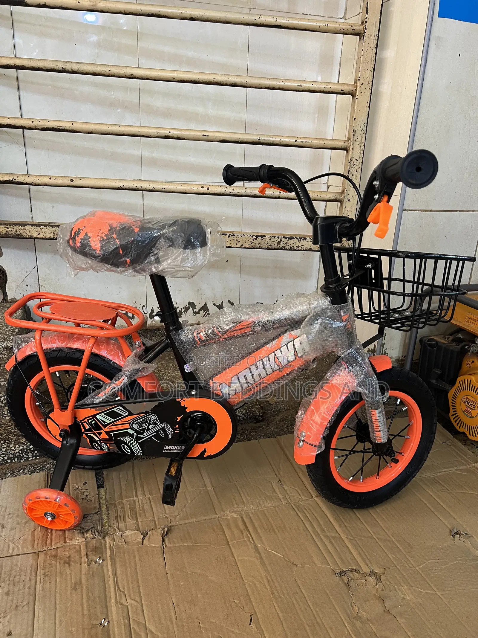 Maxkwa Kids Bicycle Orange 1 to 5 Years