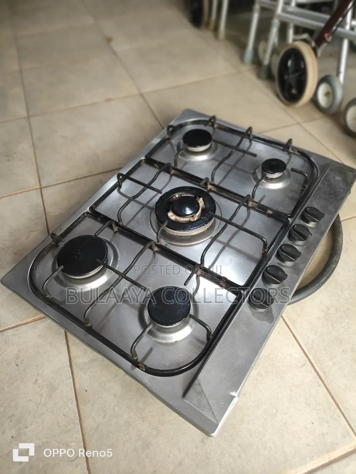 Uk Used Burner Stainless Steel Gas Cooktop.