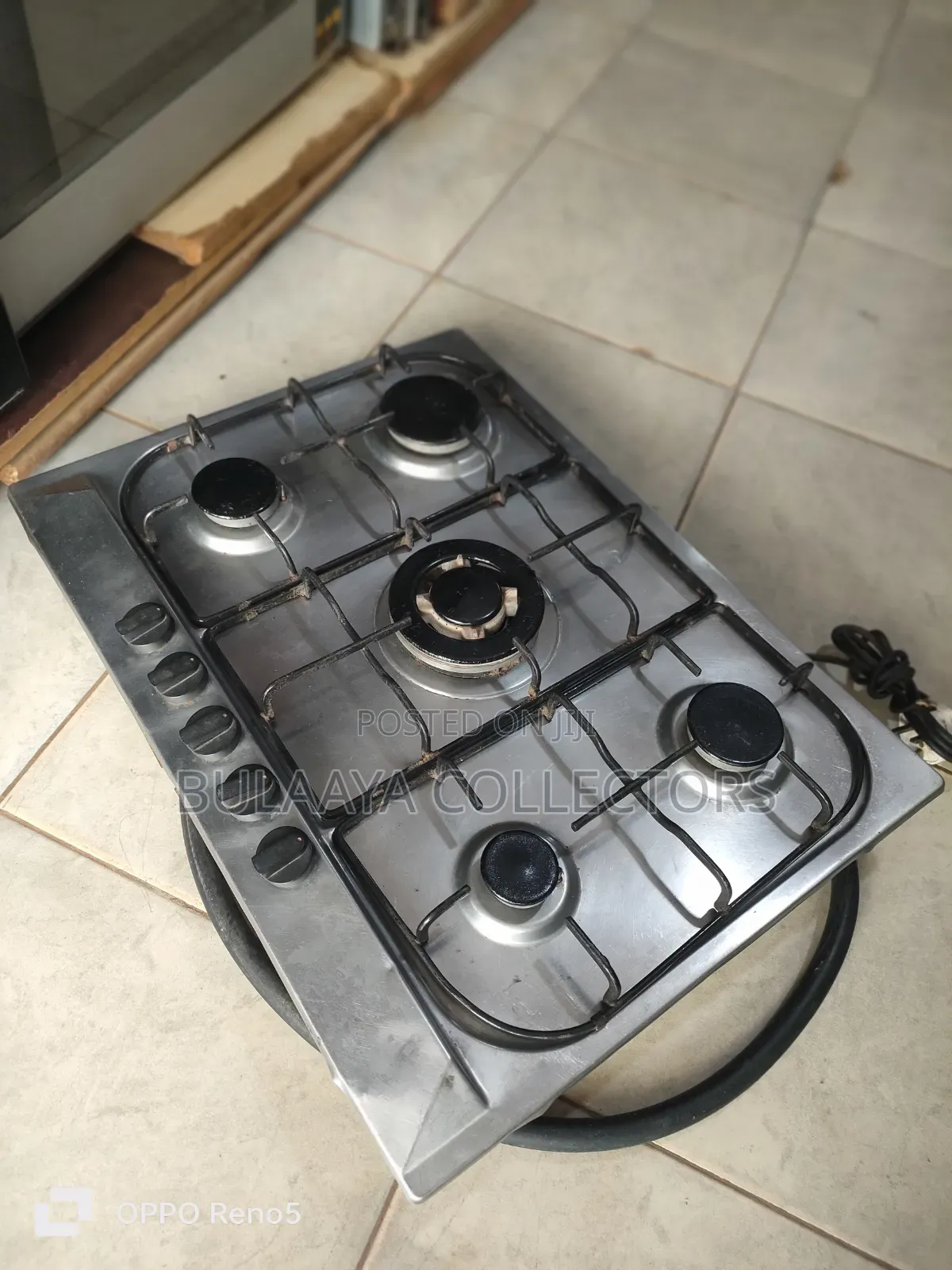 Uk Used Burner Stainless Steel Gas Cooktop.