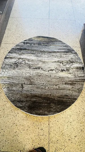 2 Meters in Circle Fashion Modern. Center Carpet Rug