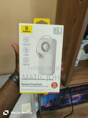 Baseus Free 2 Pull Power Bank for Laptop and Phone