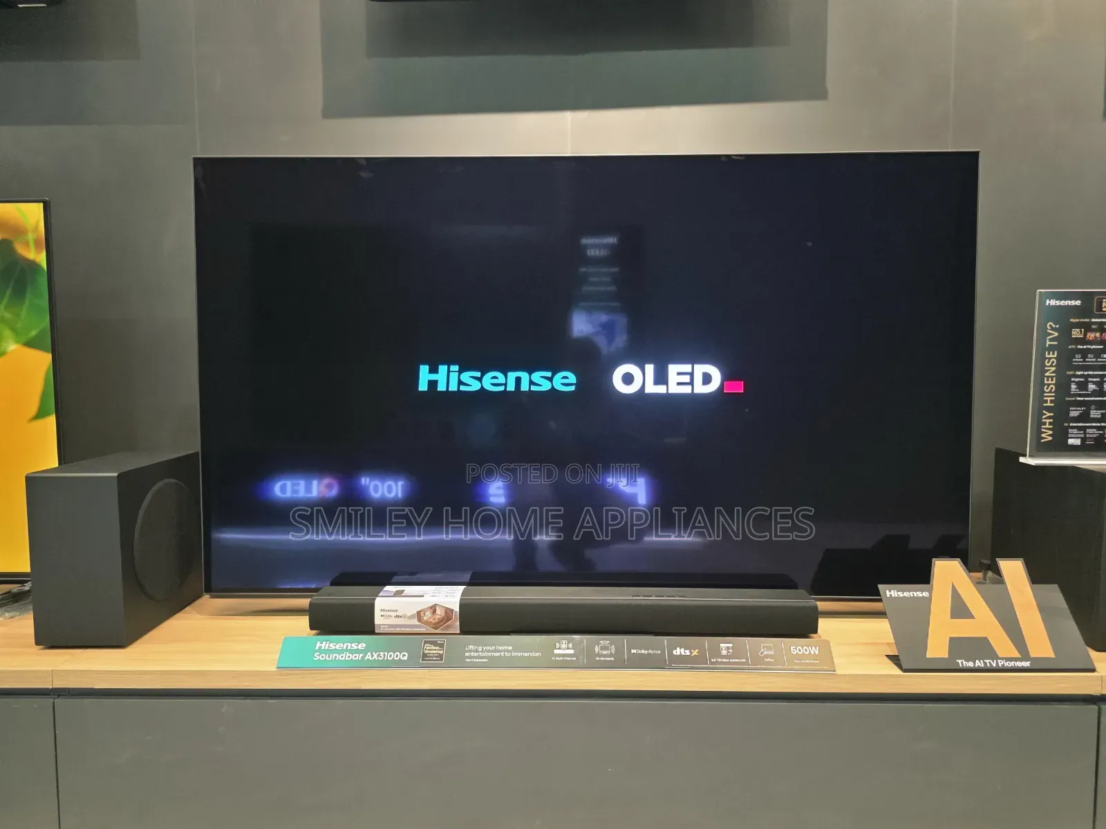 65a85levs Brand New Hisense Oled4k Vidaa Smart Ai Tv at Discount Price