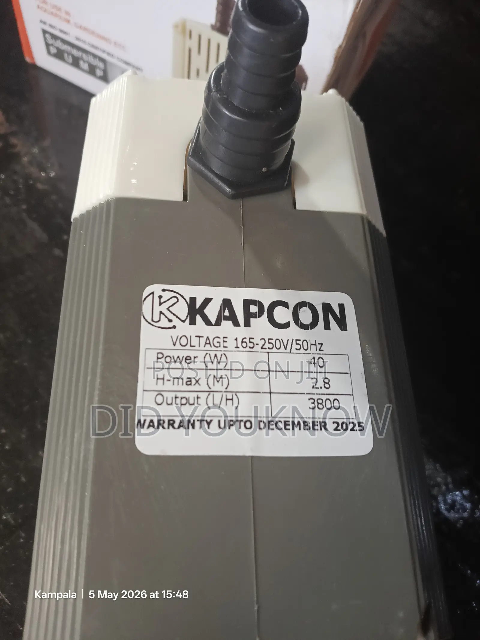 Submersible Pump for Fountain Aquarium Aquatic Aquafonic