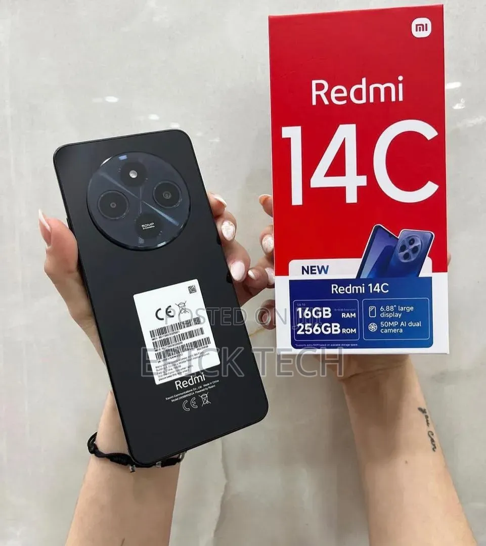 New Xiaomi Redmi 14C 256 GB Black