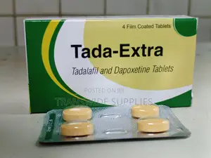 Tada-Extra 4s - Perfect for Erectile Dysfunction Premature Ejaculation