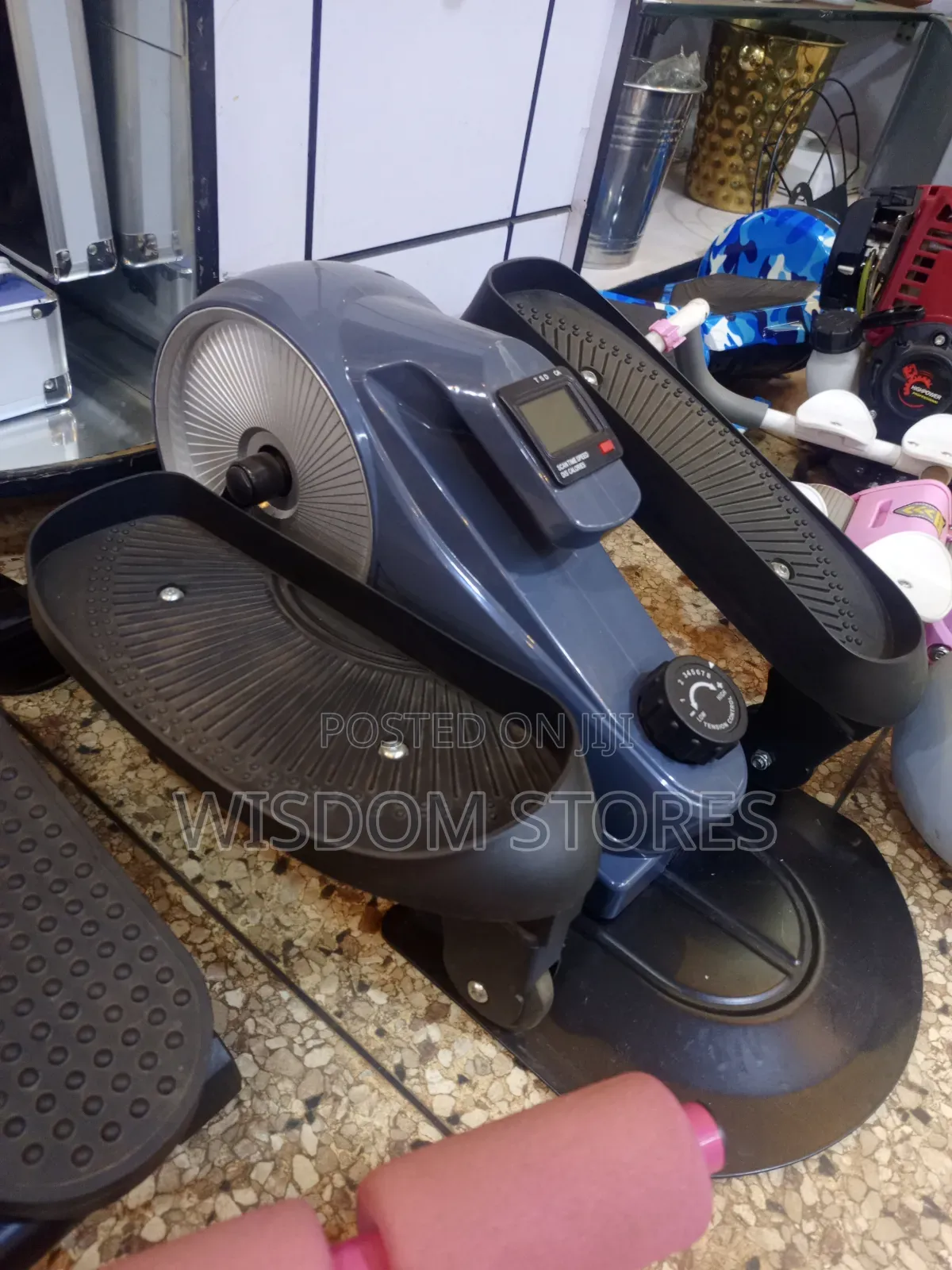 Under Desk Elliptical Machine, Pedal Exerciser With LCD Monitor