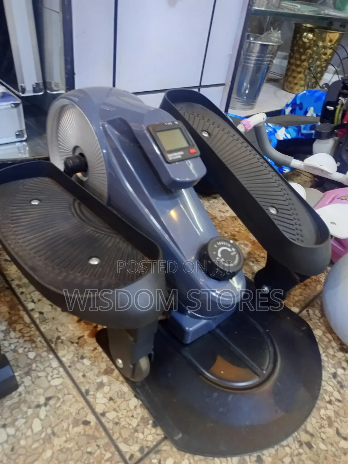 Under Desk Elliptical Machine, Pedal Exerciser With LCD Monitor