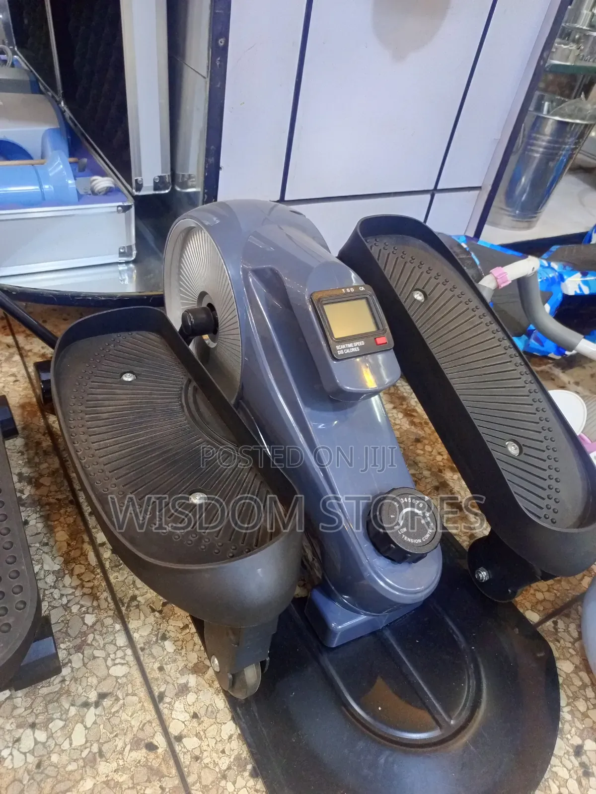 Under Desk Elliptical Machine, Pedal Exerciser With LCD Monitor