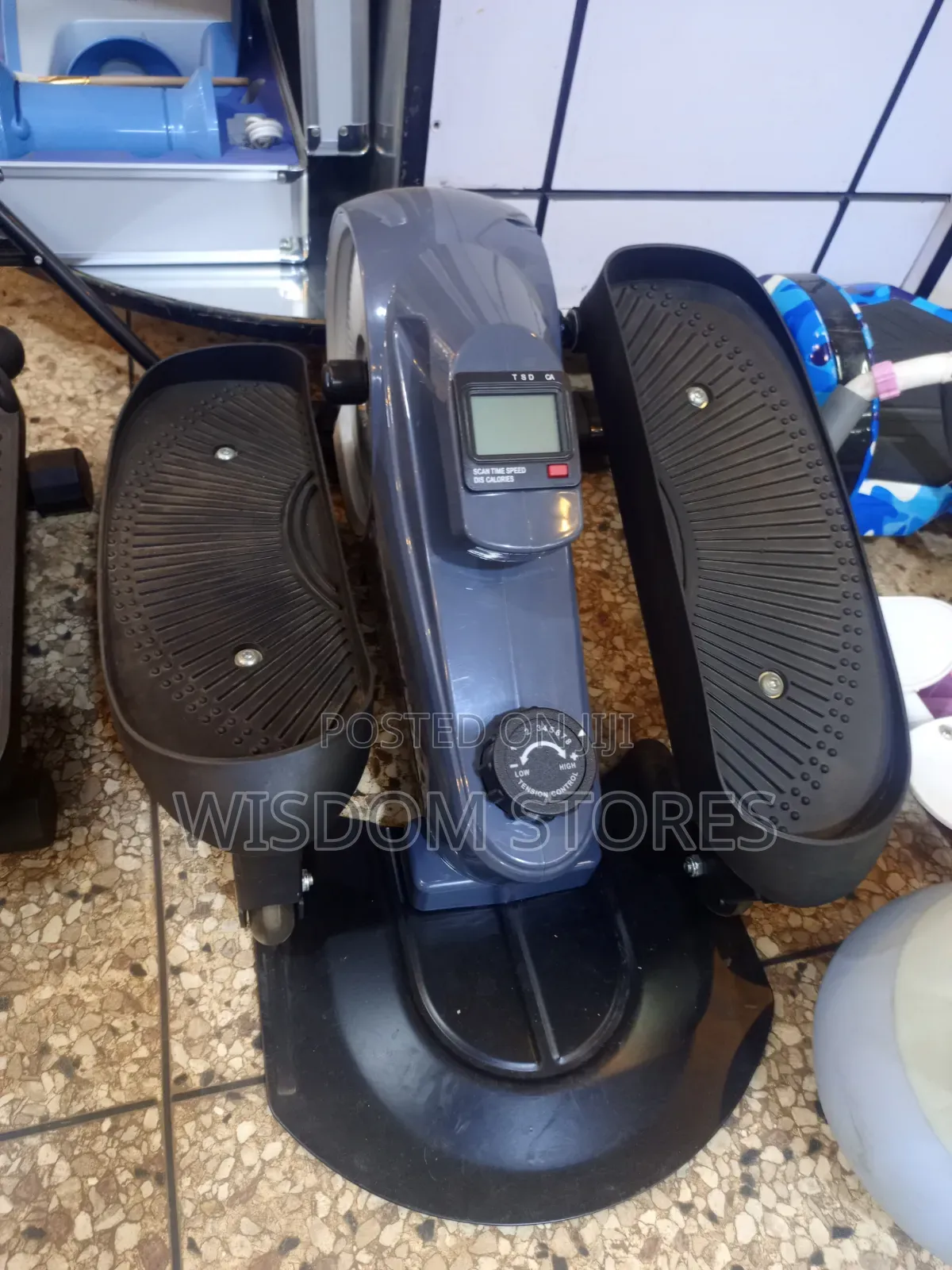 Under Desk Elliptical Machine, Pedal Exerciser With LCD Monitor